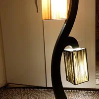 آباژور چوبی  ایستاده|چراغ خواب و آباژور|تهران, جنت‌آباد شمالی|دیوار