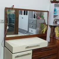 سرویس خواب دو نفره باتشک|تخت و سرویس خواب|کرمان, |دیوار