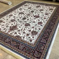 فرش ۳در۴ کلکسیون افشان و‌ ترنج در رنگ بندی|فرش|بم, |دیوار