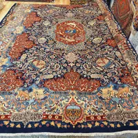 فرش ۱۲ متری دستباف کاشمر زمینه سرمه ای