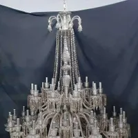 لوستر ۴۵ شعله دو طبقه باکارات