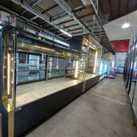 یخچال طرح جام جم مکعبی قنادی آکواریومی جدید