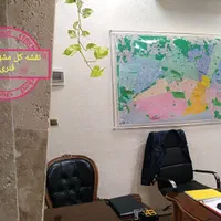 نقشه کاغذی مشهد،چاپ،پلات،پوستر بزرگ،قاب فنری|لوازم التحریر|مشهد, فلسطین|دیوار