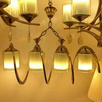 لوستر فنری فورتیک تولیدی پاسارگاد|لوستر و چراغ آویز|مشهد, چهارچشمه|دیوار