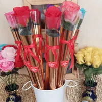 * تک شاخه طلایی رنگ بندی متنوع *|گل مصنوعی|قرچک, |دیوار