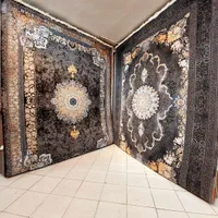 فرش دیزاین ۱۰۰۰شانه پتینه ای نخ فلامنت اصلی شرکتی|فرش|مشهد, طلاب|دیوار