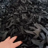 دایره شگی پرز بلند تمام چرم مشکی پادری|پادری|مشهد, هنرستان|دیوار