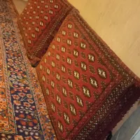 یک جفت مخده یا  پشتی قالیچه ای دست‌باف زیبا و سالم