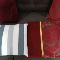 کاور کوسن وست رومیزی ۴ تیکه مخمل|پرده، رانر، رومیزی|تهران, پامنار|دیوار
