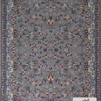 فرش الماس نقره ای بدون ترنج