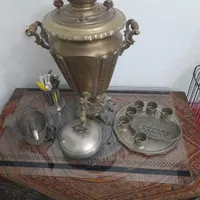 سماورقدیمی بامتعلقاتش
