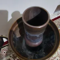 سماور زغالی برنجی  (قدیمی)|کلکسیون اشیاء عتیقه|گلپایگان, |دیوار