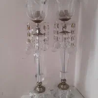 شمعدون جفت کریستالی
