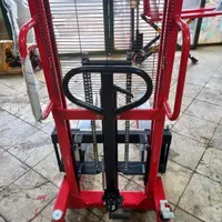 لیفتراک وارداتی دیزل دوگانه برقی جک پالت استاکر