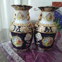 گلدان چینی سرمه ای|صنایع دستی و سایر لوازم تزئینی|تهران, آذری|دیوار