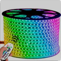 ریسه هفت رنگ/شلنگیrgb/ریموت دار/قابل تنظیم|ریسه و چراغ تزئینی|اصفهان, فروردین|دیوار