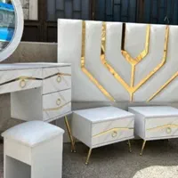 **سرویس تختخواب کامل اینه کاری تمام رنگ**