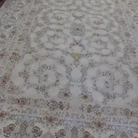 یه دونه فرش نه متری ۱۲۰۰شانه کاشان گل برجسته|فرش|قرچک, |دیوار