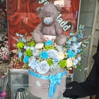 گهواره باکس سبد دسته نوزاد گل نوزادی زایمان|گل مصنوعی|تهران, آهنگ|دیوار