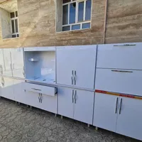 کابینت های گلاس سفید اصل ۱۵ تیکه نو نو نو