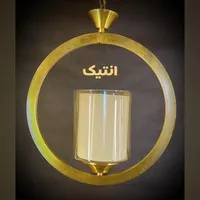 لوستر و آویز حلقه تک با حباب دو گلاس پاسارگاد|لوستر و چراغ آویز|مشهد, چهارچشمه|دیوار