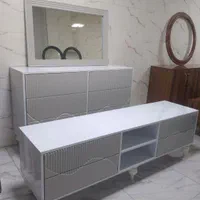 آیینه کنسول ومیزتی وی مدل لوتوس|میز تلویزیون|کرمانشاه, |دیوار