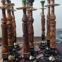 قلیان رخ.تنه اصل مغز گردو.عکسها گویای همچی هست.|صنایع دستی و سایر لوازم تزئینی|گنبد کاووس, |دیوار