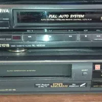 دستگاه صوتی و تصویری VHS نوار بزرگ و کوچک