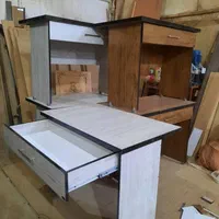 میز تحریر کتابخانه دار و کامپیوتر|میز تحریر و کامپیوتر|کرمان, |دیوار