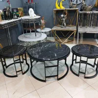 جلو مبلی میز جلومبلی استیل آبکاری دکوری سنگ|مبلمان خانگی و میز عسلی|مشهد, شهرک رازی (شهرک غرب)|دیوار