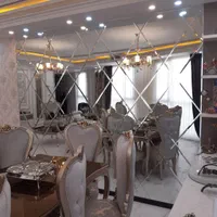 آینه دکوراتیو لوزی ترکیبی|آینه|تهران, شهرک غرب|دیوار