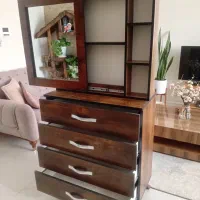 میز آرایش درب ریلی ۴ کشو