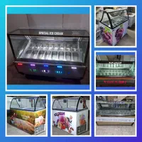 تاپینگ فریزر فالوده صندوقی شربت سرد کن بستنی رولی