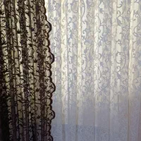 دو عدد پرده توری به همراه والان کار کرده اما سالم
