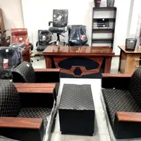 میز صندلی مدیریت نیمست اداری مبلمان