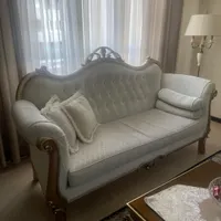 یک دست مبل استیل هفت نفره بانضمام سه تا میز|مبلمان خانگی و میز عسلی|کرج, گوهردشت|دیوار