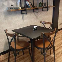میز و صندلی کافه مشکی