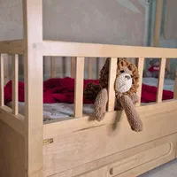 تخت کلبه ای تمام چوب/ مدل روشا|تخت و صندلی بچه|مشهد, نوید|دیوار