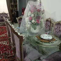میزغذاخوری ۱۰نفره هست بدون هیچ ایرادی|میز و صندلی غذاخوری|تبریز, |دیوار