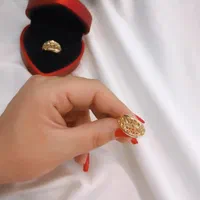 انگشتر طلاروسی طرح پفکی|بدلیجات|مشهد, احمدآباد|دیوار