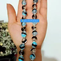 تسبیح موی یا دستبند چرم موی یار لاکت عکس حکاکی|بدلیجات|بوکان, |دیوار