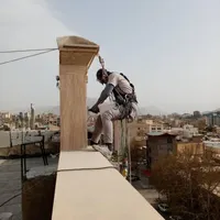 پیچ رولپلاک عایق اببندی رنگ شستشونما بدون داربست