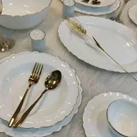 سرویس آرکوپال دینولب طلااکروپال دورطلاظرف لبه طلای|ظروف سرو و پذیرایی|قم, نیروگاه|دیوار