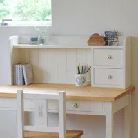 میز تحریر تمام چوب طبیعی گل نیلوفری|میز تحریر و کامپیوتر|تهران, جوانمردان (اندیشه)|دیوار