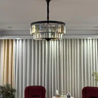 لوستر سقفی و آویزی کریستال برگی و کاردی|لوستر و چراغ آویز|تهران, جابری|دیوار