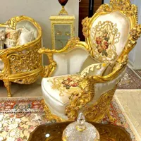 مبل هامون منبت خرچنگی استیل کد۶۷سلطنتی|مبلمان خانگی و میز عسلی|رشت, باقرآباد|دیوار
