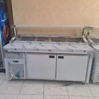 میز طرح تاپینگ/تاپینگ زیر یخچال/کانتر گرم/میز کار/