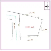 زمین ۲۶۰ متری کوچه آسفالت شهر ساحلی خشکبیجار