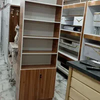 ست و زنبوری کتابخانه قفسه صنایع چوب و فلز حنفی|کتابخانه، شلف، قفسه‌های دیواری|قم, نیروگاه|دیوار