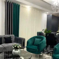 بورس پرده پانچ آماده حریر کتان مخمل|پرده، رانر، رومیزی|نوشهر, |دیوار